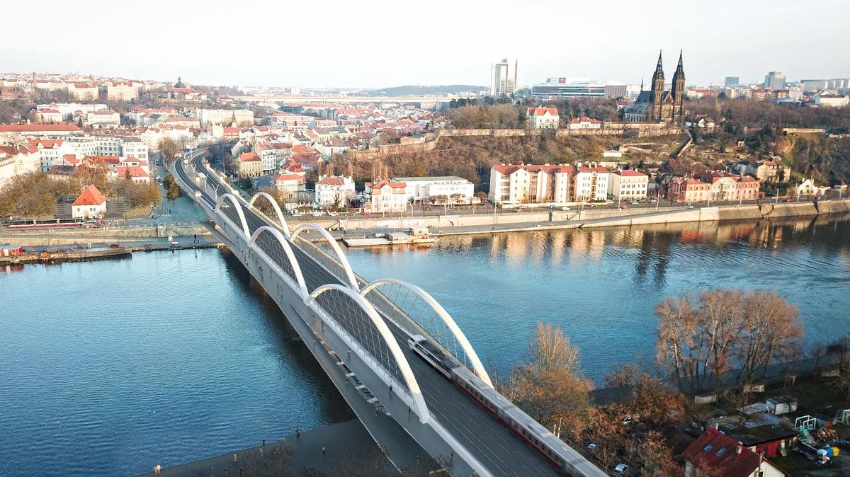 Obrazem: Správa železnic ukázala, jak bude vypadat most na Výtoni